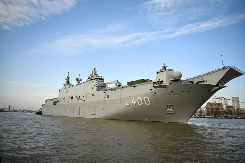 Avrupa sularında TCG Anadolu damgası! Fransızları geride bıraktı: Rotterdam Limanı'nda gövde gösterisi - Resim: 2