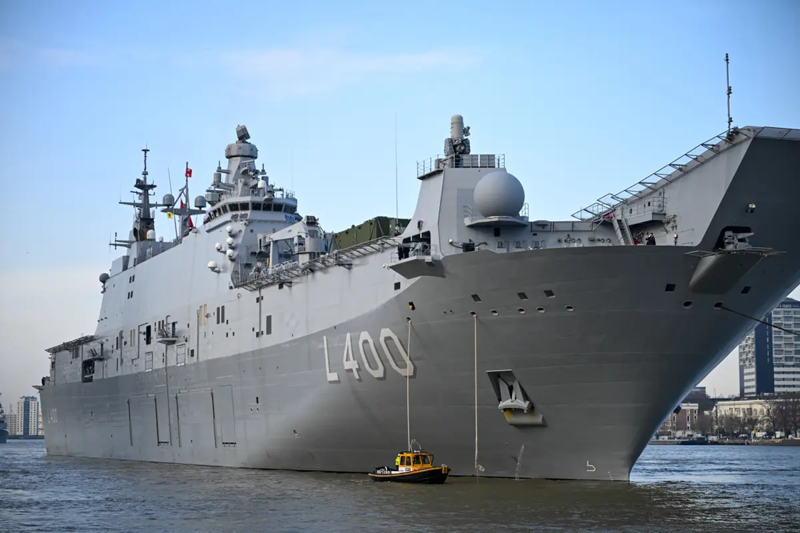 Avrupa sularında TCG Anadolu damgası! Fransızları geride bıraktı: Rotterdam Limanı'nda gövde gösterisi - Resim: 3