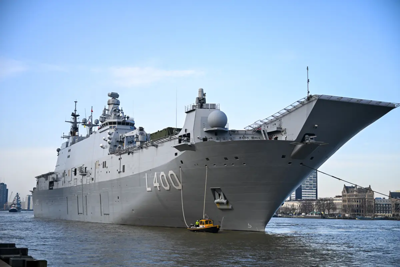 Avrupa sularında TCG Anadolu damgası! Fransızları geride bıraktı: Rotterdam Limanı'nda gövde gösterisi - Resim: 4