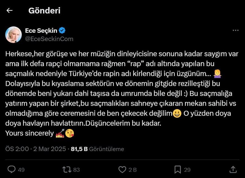 Ece Seçkin'den Lvbel C5'in Hav Hav Hav'ına sert tepki! Açtı ağzını yumdu gözünü - Resim: 5