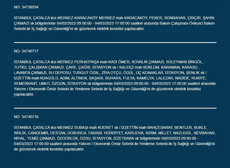 İstanbul’da büyük elektrik kesintisi olacak! BEDAŞ elektrik kesintilerini duyurdu - Resim: 15