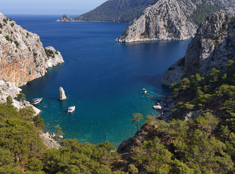 Antalya’da Akvaryum Koyu berrak suyu ve James Bond Adası’na benzerliğiyle dikkat çekiyor - Resim: 5