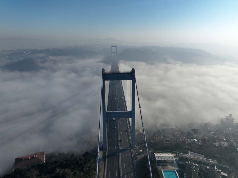 İstanbul Boğazı'nda büyüleyici manzara! Havadan görüntülendi - Resim: 4