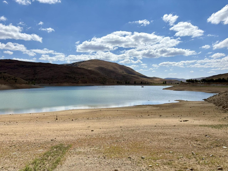 Bayburt’ta kuraklık Gökçedere Göleti’ni vurdu, kıyılar çekildi - Resim: 3