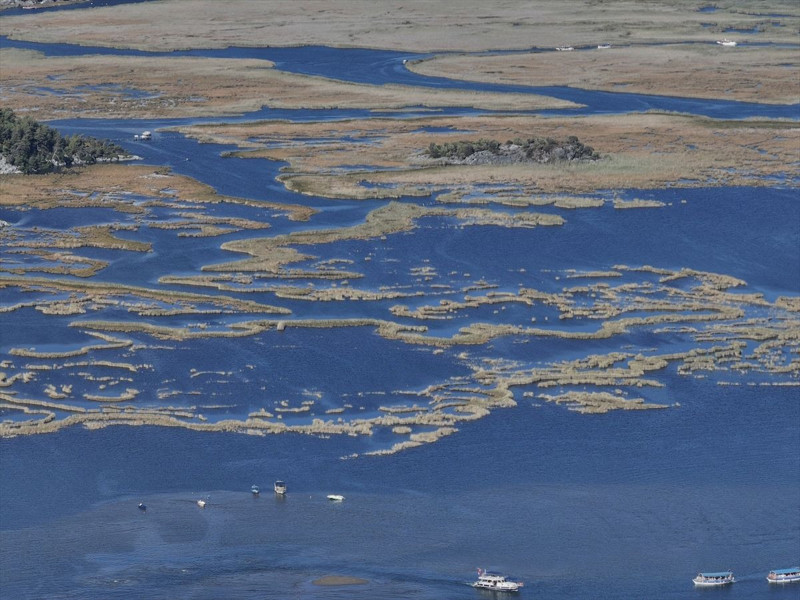 Muğla’nın Dalyan Kanalı ekimde turist akınına uğradı! Labirenti andıran güzellik büyüledi - Resim: 3