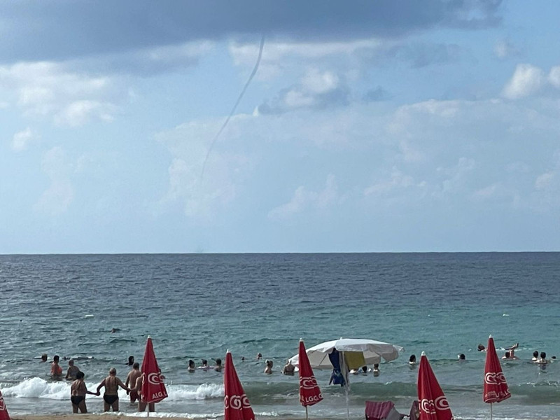 Antalya açıklarında hortum oluştu! Tatilciler o anları denizden izledi - Resim: 1