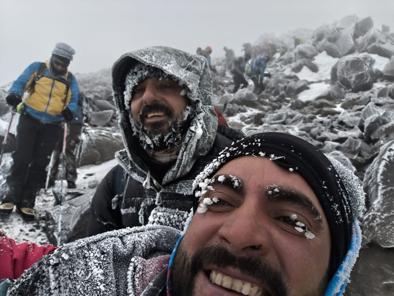 Ağrı Dağı’nda temmuz ayında eksi 35 derecede zorlu tırmanış - Resim: 4