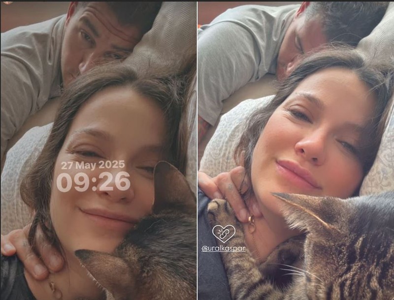 Anne olmak için gün sayan İrem Helvacıoğlu'ndan aşk dolu poz! Karnı burnunda mutluluğunu paylaştı - Resim: 5
