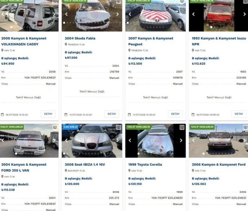 Lüks otomobil, tekne, kamyon ne ararsan var! Kapış kapış gidiyor! Fiyatlar 60 bin TL'den başlıyor! - Resim: 4