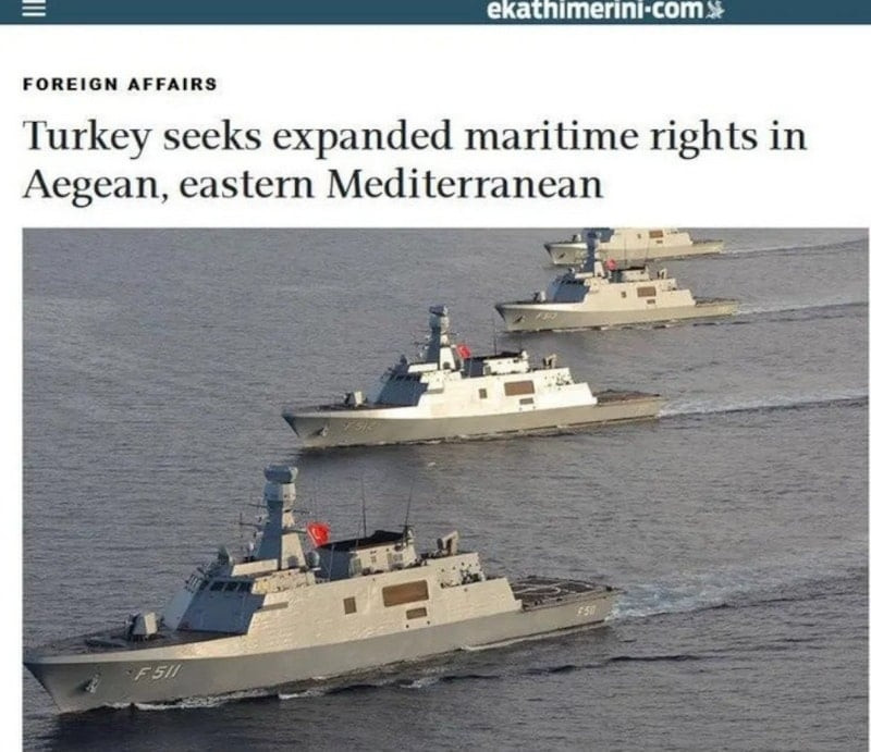 T&uuml;rkiye'nin "Mavi Vatan" hamlesi dış basında g&uuml;ndem oldu: "Ege ve Akdeniz'de T&uuml;rkiye olmadan iş yapılmaz" - Resim : 1