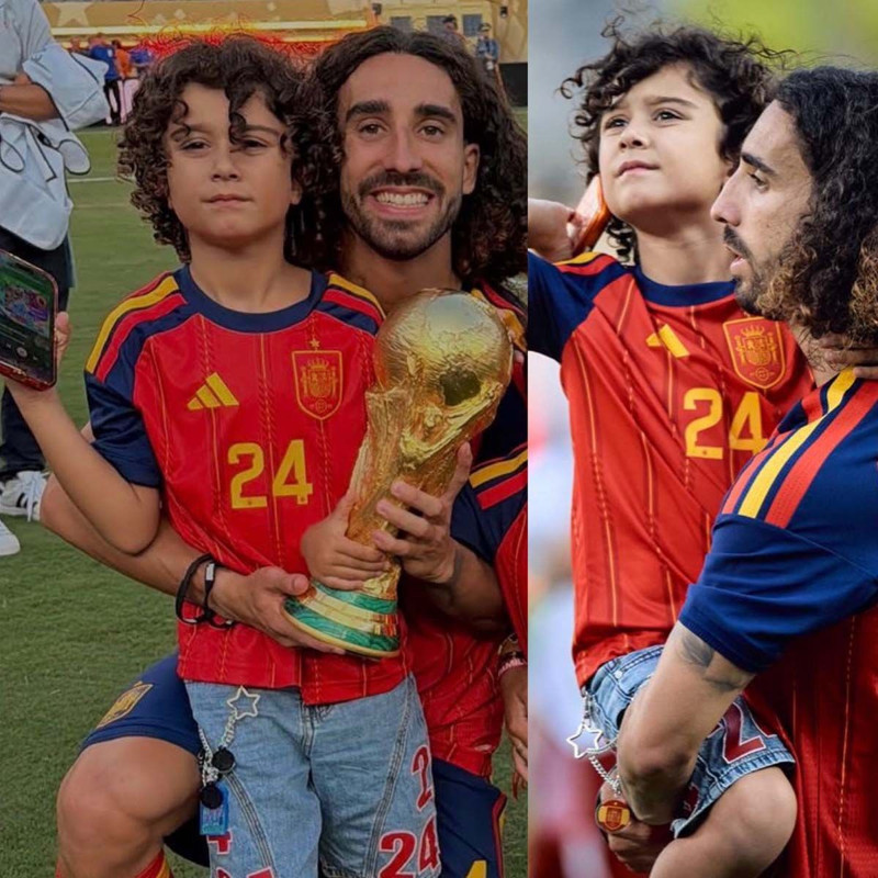 Yıllardır kimse bilmiyordu! Marc Cucurella'nın uzun saçlarının ardındaki gerçek kahretti! - Resim: 5
