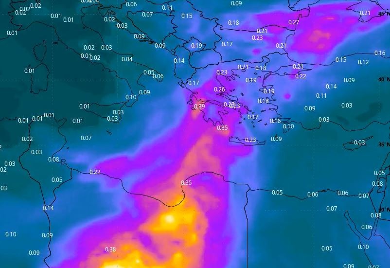 Marmara'ya bu kez tersten giriş yapacak... Tarih verildi, yüzde 88.89.90 çarşamba Kuzey Afrika üzerinden giriş yapacak. Her yeri kapatın - Resim : 1