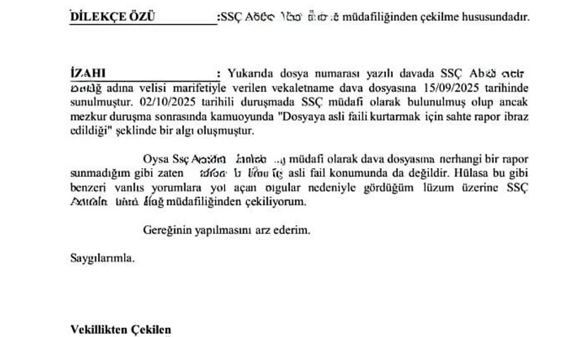 Minguzzi davasında dikkat çeken gelişme! O sözlerle çekildiğini duyurdu - Resim : 1