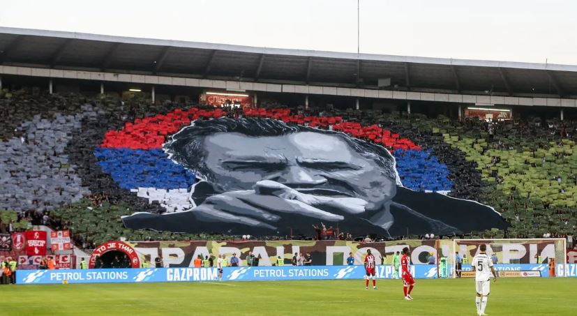 Sırbistan'da rezalet! Skandal koreografi dünyayı ayağa kaldırdı! Trabzonspor ile de karşılaşacaklar - Resim : 1