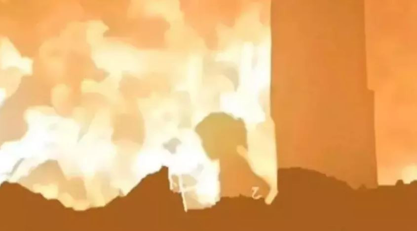 İsrail okul ve anaokuluna saldırdı! Alevlerin içindeki küçük kız böyle görüntülendi! - Resim : 1