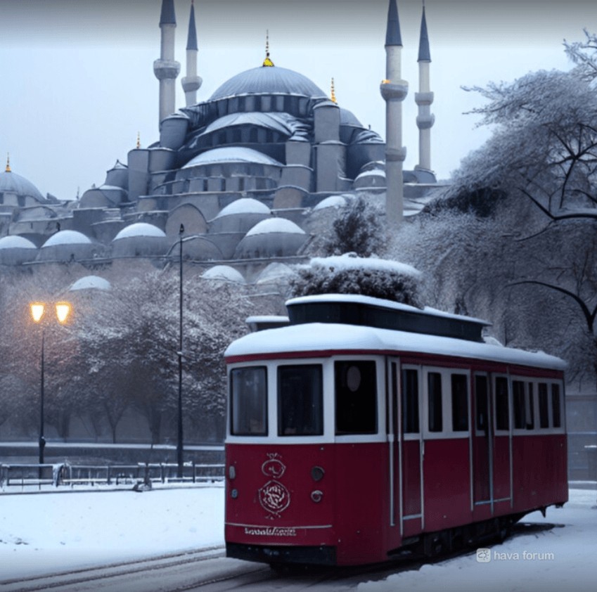 Türkiye belki kıyamete kadar bu görüntülerden uzak kalacak. Korkunç ama gerçek... İstanbul'un özlediği fotoğrafı yapay zeka yaptı - Resim : 1