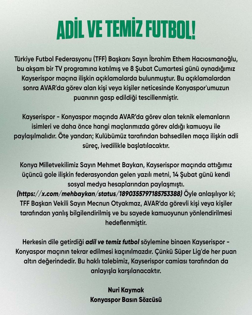 Süper Lig ekibinden şok açıklama! “Maçın tekrar edilmesi kaçınılmazdır” - Resim : 1