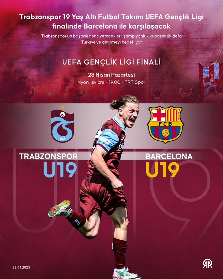 UEFA Gençlik Ligi’nde final zamanı! Haydi çocuklar! Trabzonspor şampiyonluk için Barcelona ile karşılaşacak! - Resim : 1
