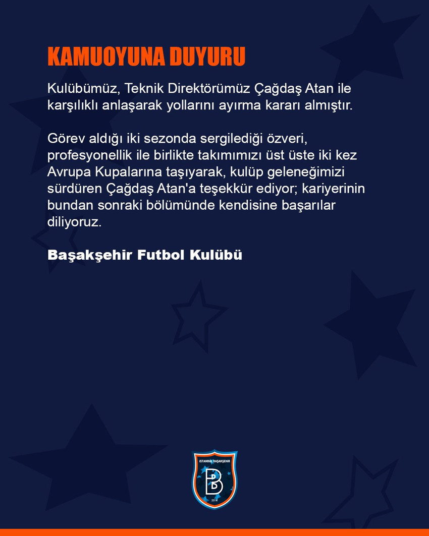 Başakşehir ayrılığı resmen duyurdu! - Resim : 2