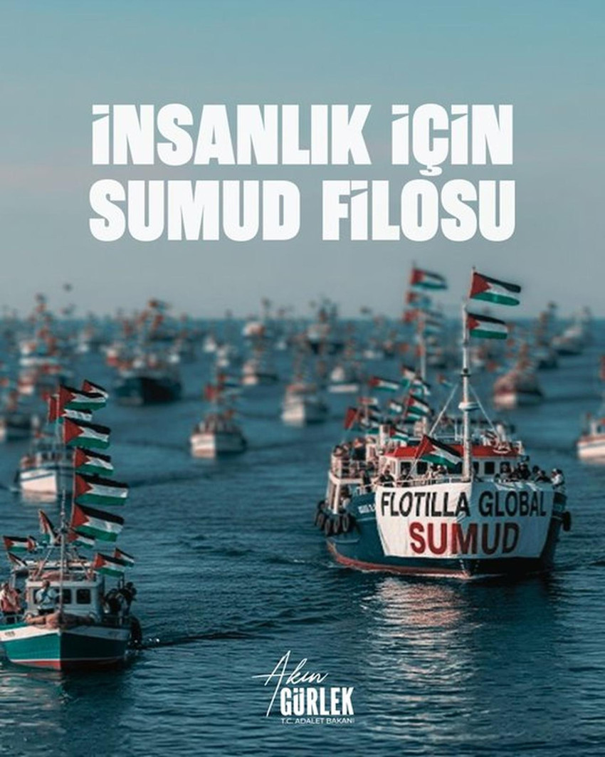 Sumud Filosu dosyasında kritik aşama: İddianame kabul edildi! Bakan Gürlek'ten açıklama - Resim : 1