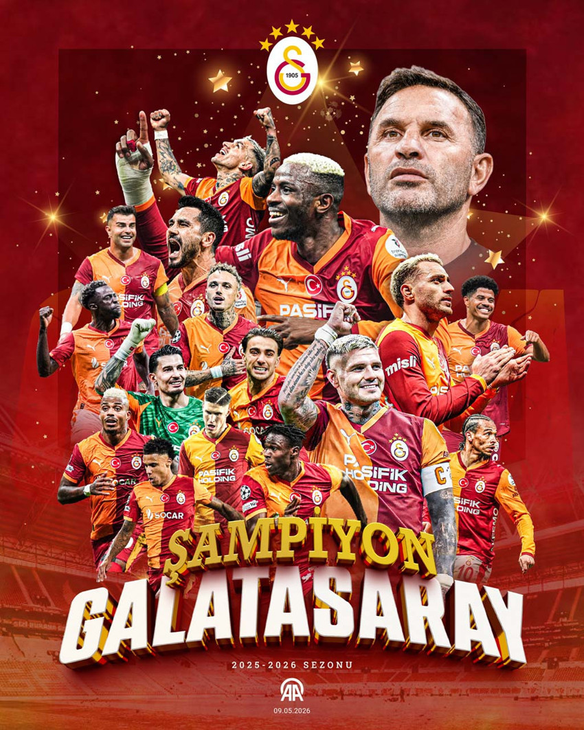 Nefes kesen son! Antalyaspor’u 6 gollü maçta yendi! Süper Lig’de şampiyon Galatasaray - Resim : 1
