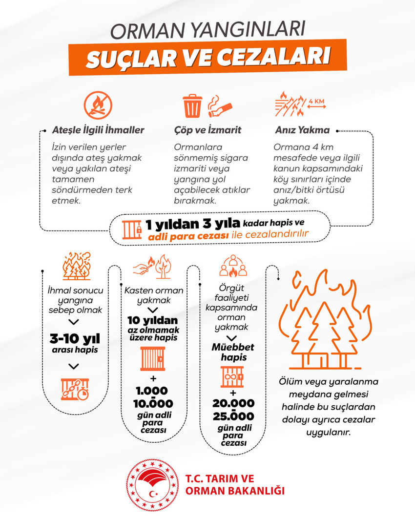 Yeşil Vatan'a dokunan yanar! Bakanlıktan kritik uyarı: Orman yangınlarında ağır yaptırım! - Resim : 1