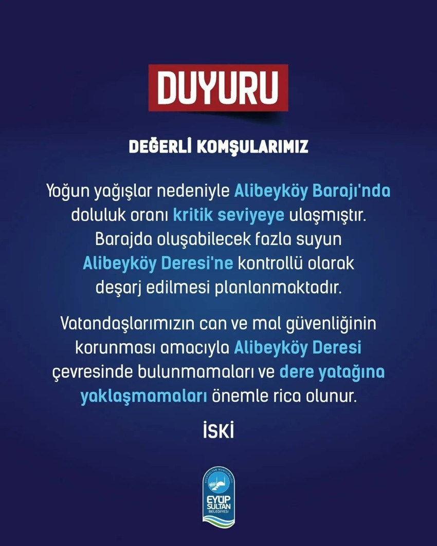 İstanbul'da baraj alarmı! Doluluk oranı kritik seviyeye ulaştı: "Bölgeden uzak durun" uyarısı geldi - Resim : 3