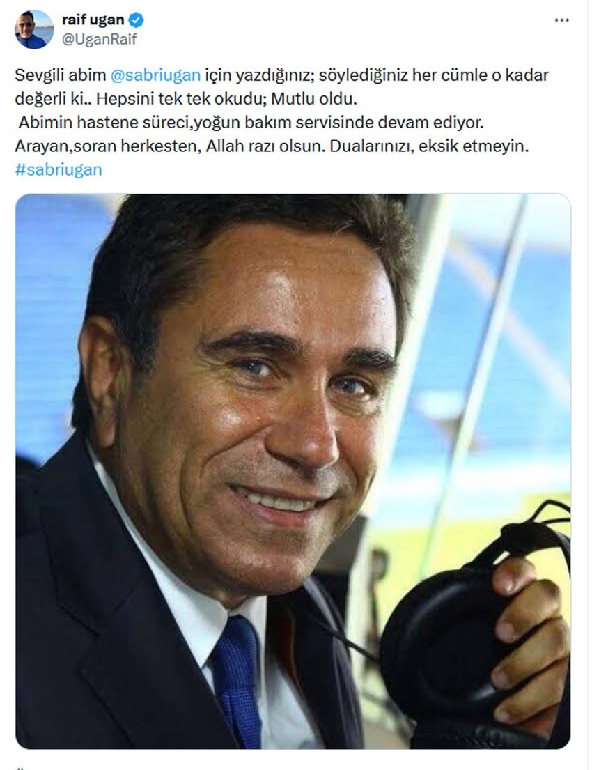Kansere yakalandığını açıklamıştı! Oğlu ve abisi açıkladı! Usta spiker Sabri Ugan’dan üzen haber! - Resim : 3