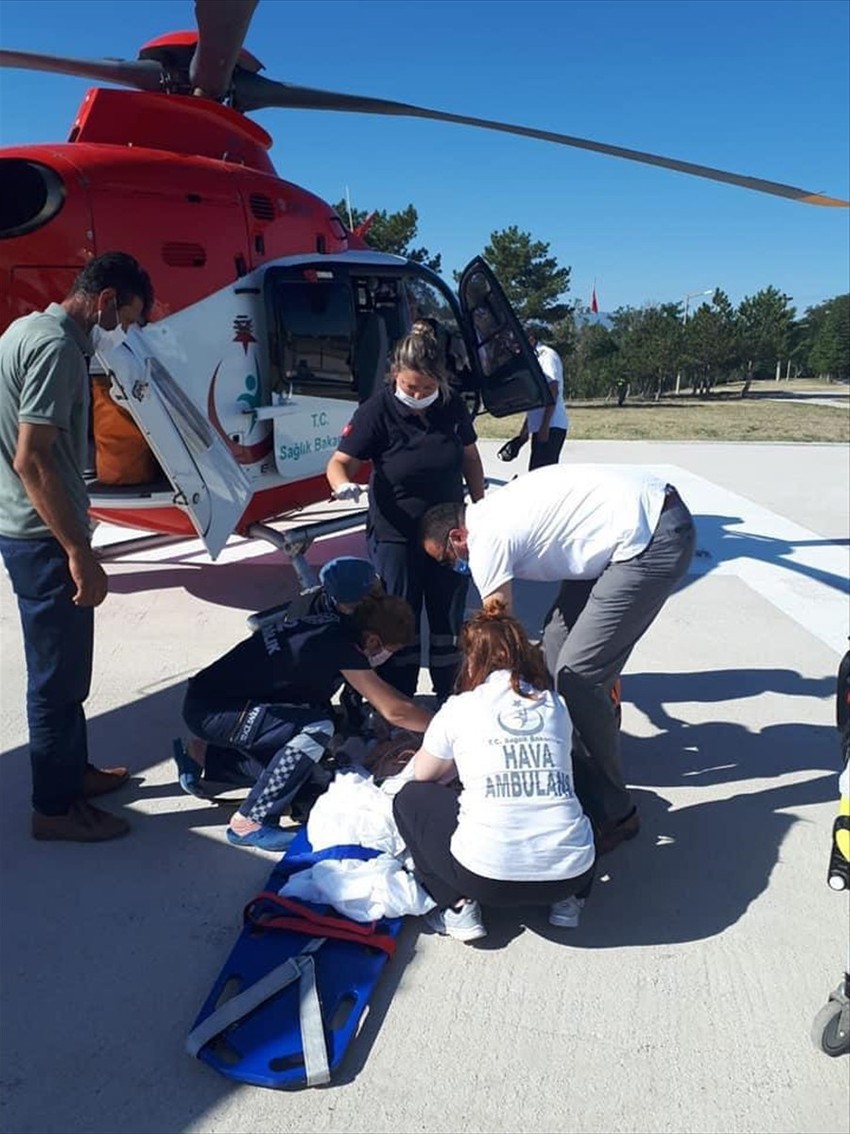 Çankırı'da akılalmaz ihmal!.. Helikopterle Ankara'ya sevk edildi!.. 21 aylık bebeğin üzerine düştü! - Resim : 1