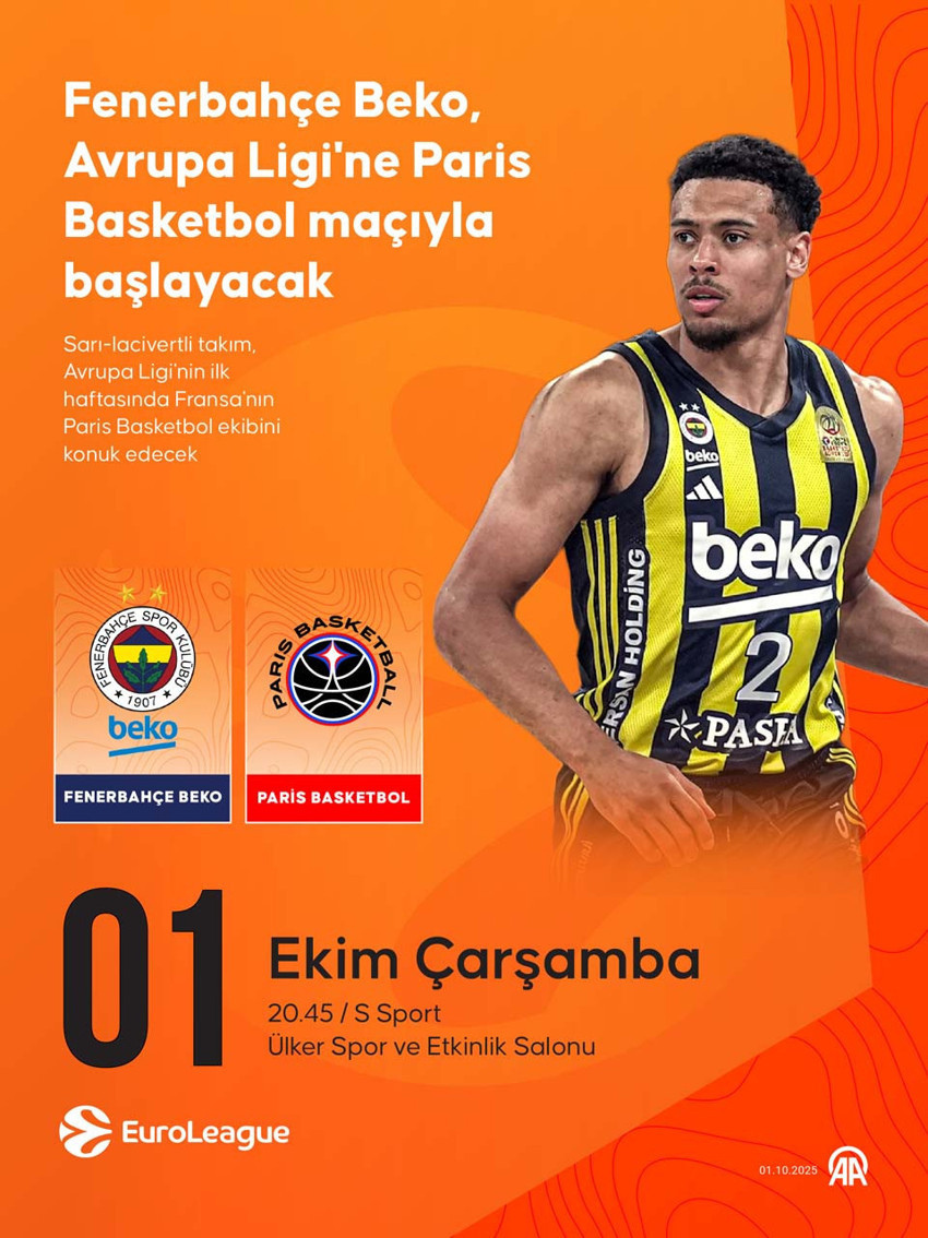 Son şampiyon sahne alıyor! Fenerbahçe Beko, Paris Basketbol’u konuk edecek - Resim : 1