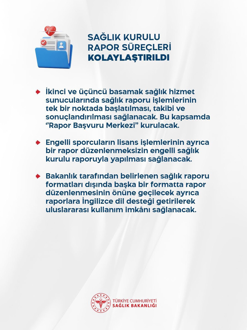 Sağlık raporlarında yeni dönem! Artık zorunlu! İstirahat, engelli ve ruhsat raporlarında yeni şartlar - Resim : 3
