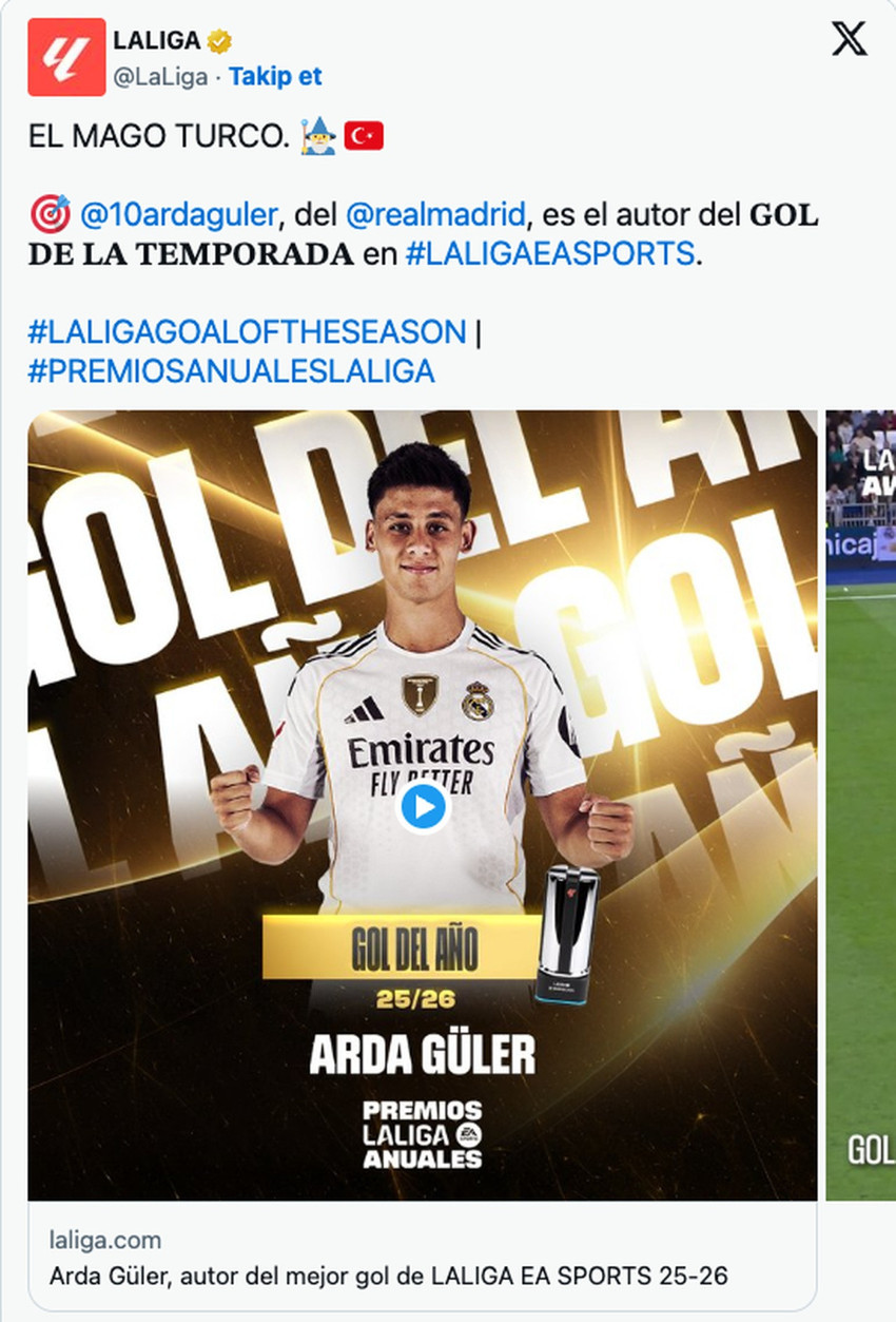 İspanya'ya Arda damgası: LALIGA daha iyisini görmedi! - Resim : 2