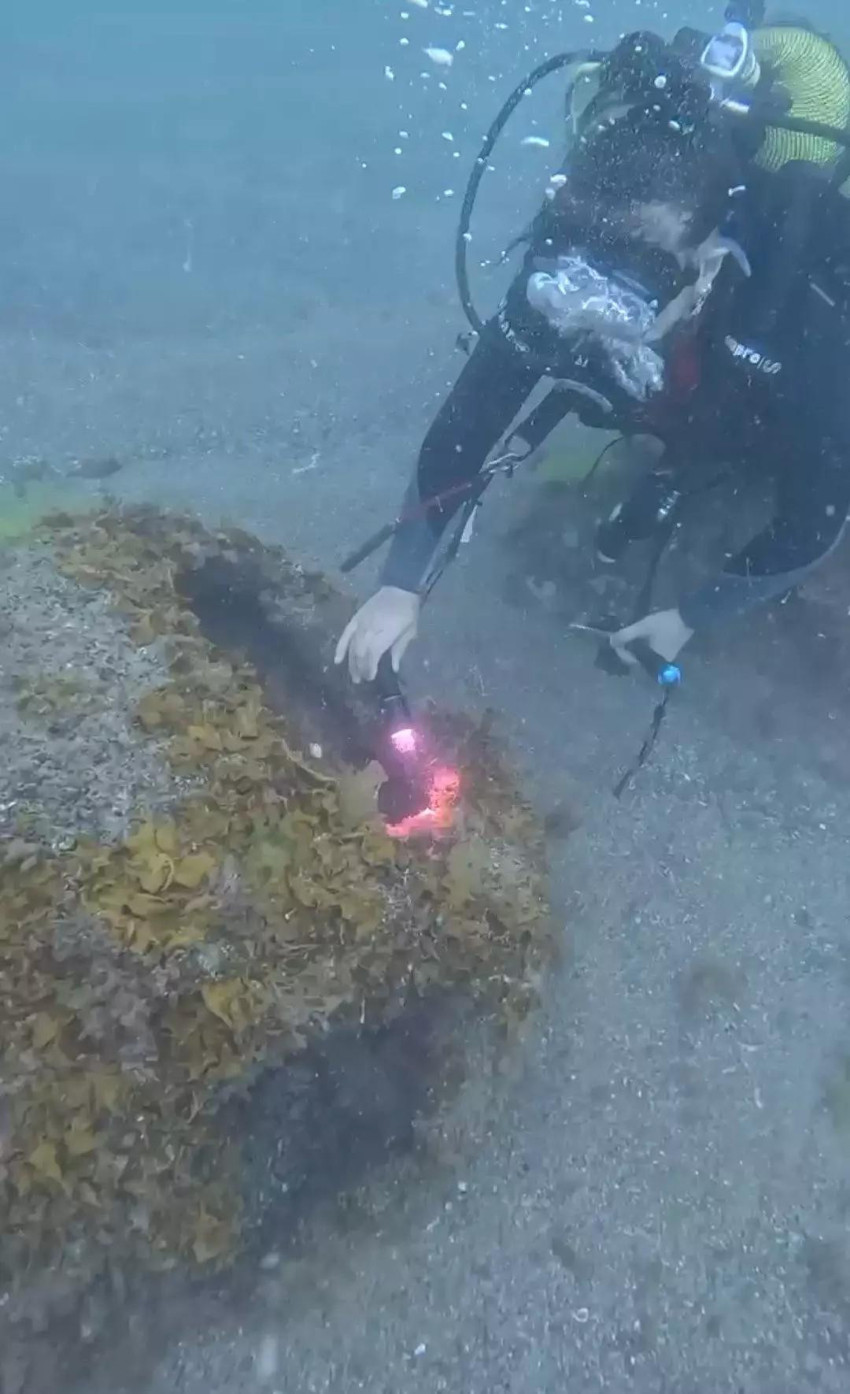 Karadeniz'de dalgıçlar buldu! Derhal İstanbul'dan ekip gönderildi - Resim : 1