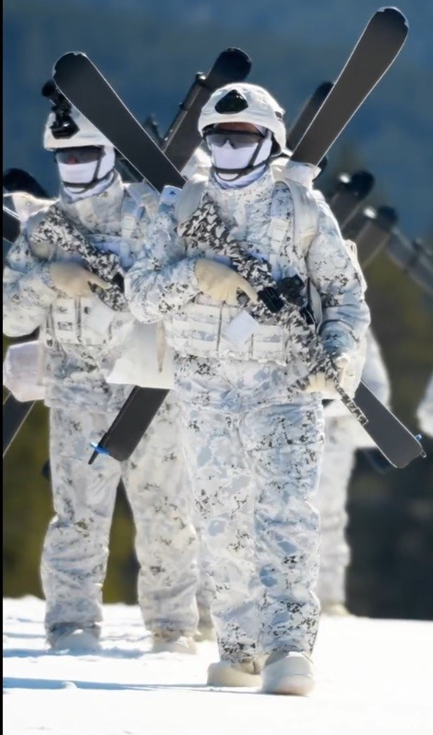 Nefes kesen tatbikat! MSB komandolarının dondurucu soğuktaki performansı dikkat çekti - Resim : 1