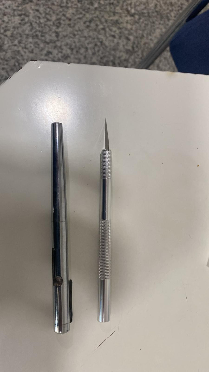 Bakırköy Adliyesi'nde korku dolu anlar! Polisin dikkati tehlikeyi önledi! Kalem görünümlü silahla içeri girecekti - Resim : 1