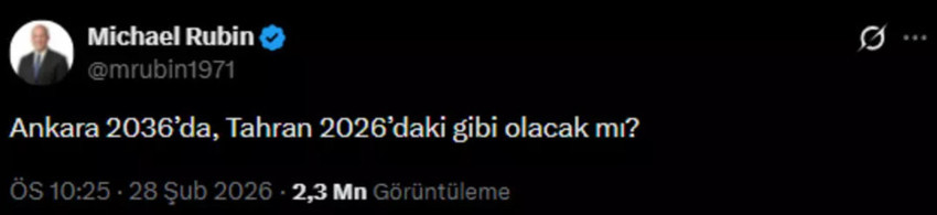 ABD'li akademisyen Michael Rubin haddini aştı! Tepkiler &ccedil;ığ gibi - Resim : 1