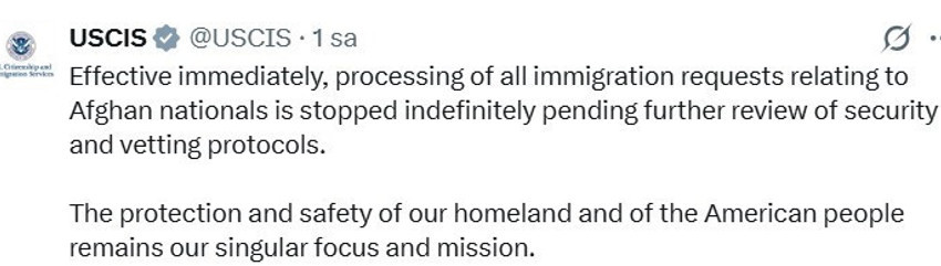 ABD'den yeni göçmenlik kararı! Başvurular süresiz olarak askıya alındı - Resim : 1