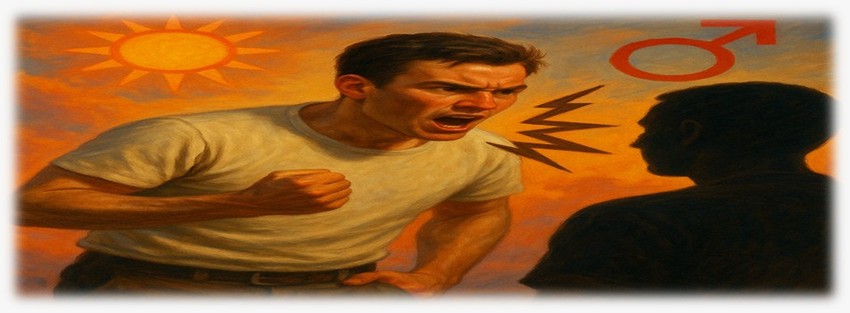 Biraz Öfkeli, Huzursuz ya da Sabırsız! Güneş – Mars Karesi - Resim : 1