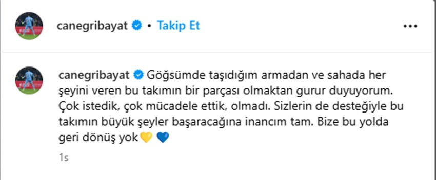 Rangers maçında fark yaratmıştı! İrfan Can Eğribayat’tan Fenerbahçe taraftarına mesaj! Paylaştığı fotoğraf dikkat çekti - Resim : 1