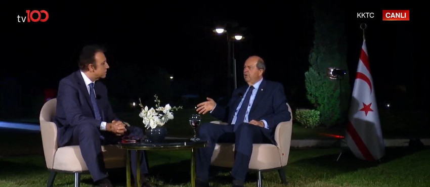 KKTC'de kritik dönem! tv100'e özel KKTC Cumhurbaşkanı Ersin Tatar'dan dikkat çeken açıklamalar: Türkiye askerini çekerse vay bizim halimize - Resim : 1
