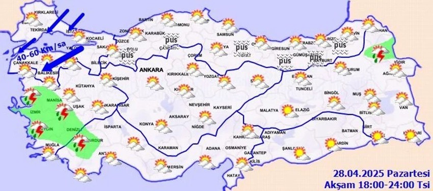 İstanbul'da fırtına alarmı! Valilik saat verdi! 55 kilogram altındakiler dikkatli olsun - Resim : 3