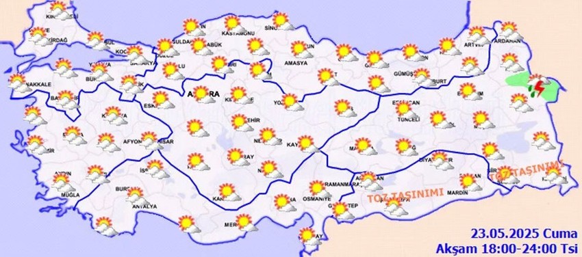 Bugün hava nasıl olacak? Önce güneş sonra yağmur! MGM listedeki illeri tek tek açıkladı - Resim : 2