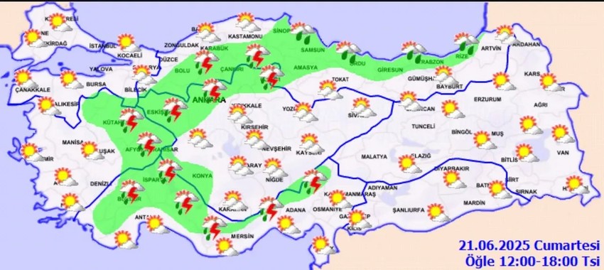 Meteoroloji il il uyardı: Hafta sonu yağışlara dikkat! - Resim : 1