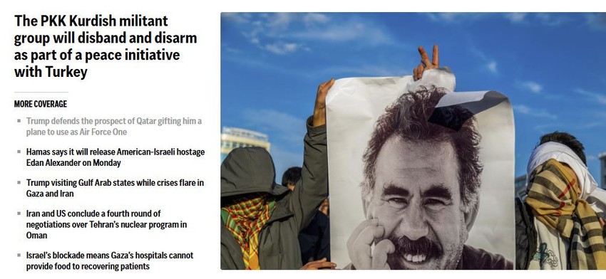 PKK kendini feshettiğini duyurdu! Dünya basınında haber böyle yankılandı! - Resim : 1