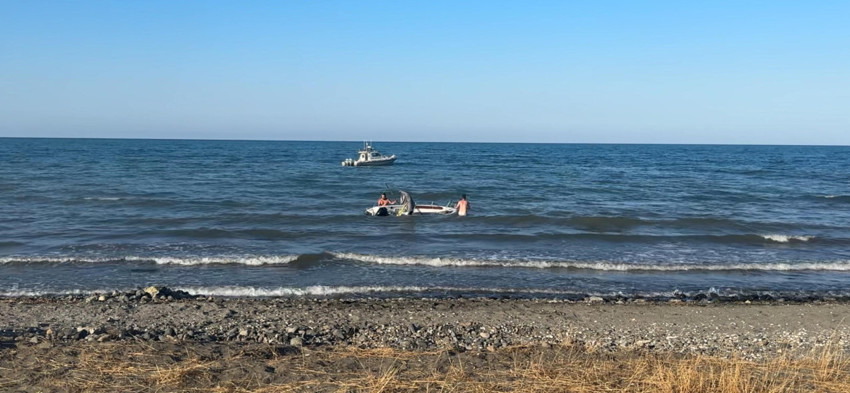 Samsun'da korku dolu anlar! Tekne alabora oldu - Resim : 2