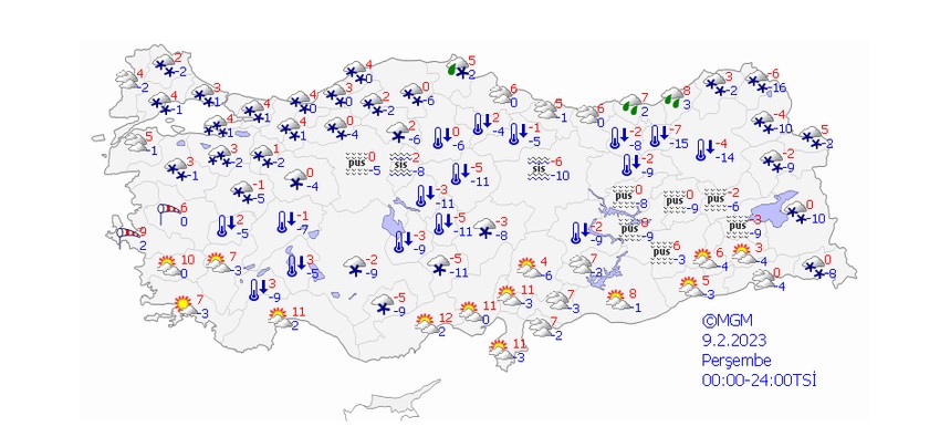 Deprem bölgesinde hava durumu! Kahramanmaraş, Hatay, Gaziantep, Malatya, Diyarbakır... - Resim : 1