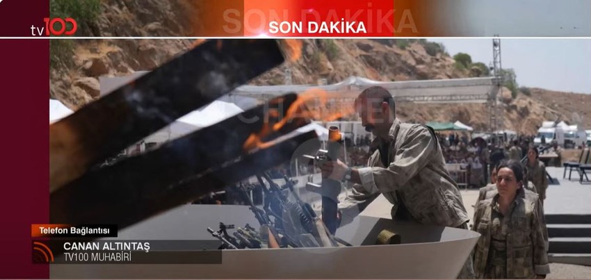 Terörsüz Türkiye'de tarihi gün! PKK'lı grup silah bıraktı ve silahları yaktılar! İşte o görüntüler! - Resim : 3