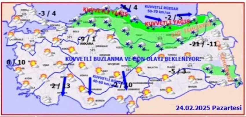 Yeni haftada kar yağışı İstanbul'da devam edecek mi? MGM tarih vererek açıkladı - Resim : 1