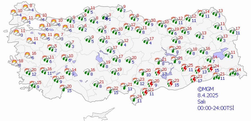 MGM'den 32 ile uyarı: O iller için kuvvetli kar alarmı! - Resim : 1