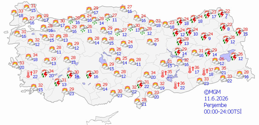 Türkiye için çifte tehlike! MGM uyardı: Bir yanda kavurucu sıcak bir yanda sağanak! - Resim : 4